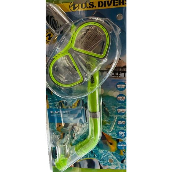 US Divers Playseries Kids Mask and Dry Top Snorkel Combo Set New In Packaging - Picture 5 of 8